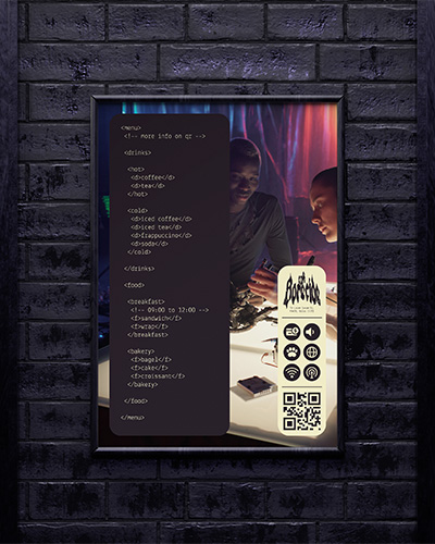 Borecide Café exterior menu