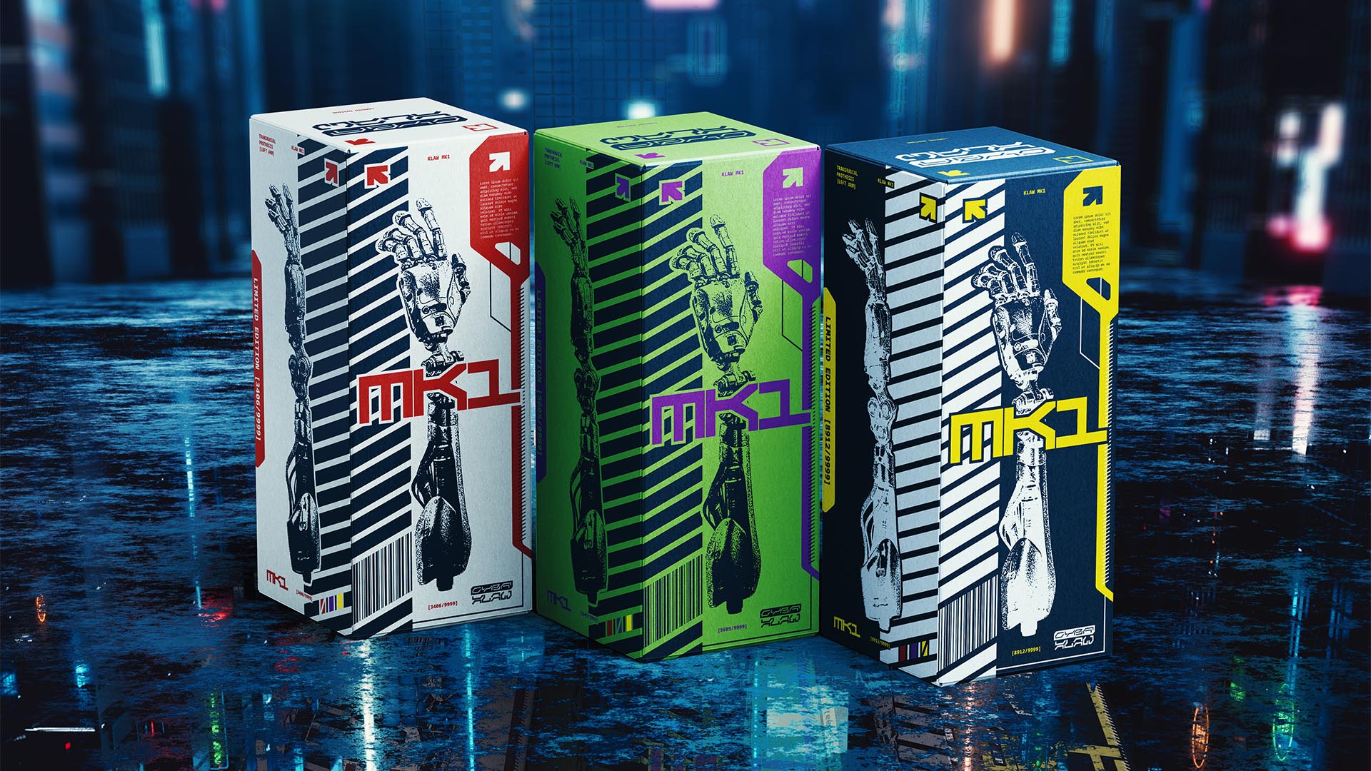 CYBRKLAW prosthetic limb box