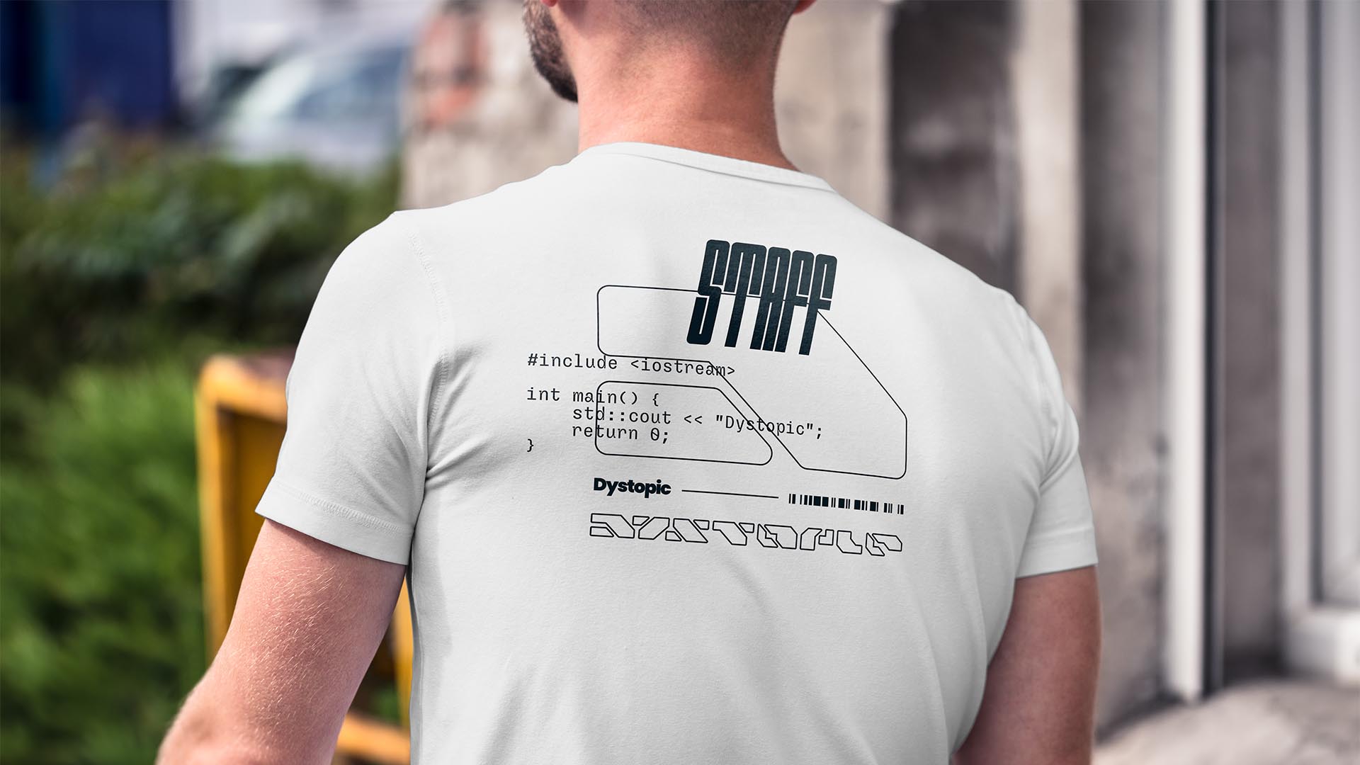 Dystopic staff t-shirt